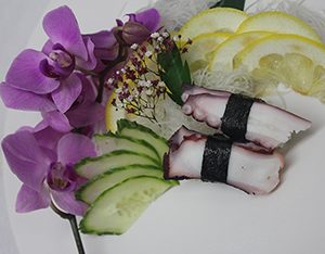 Octopus sushi