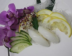 Cuttle Fish sushi