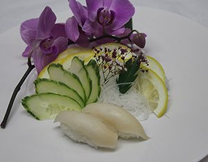 White tuna sushi