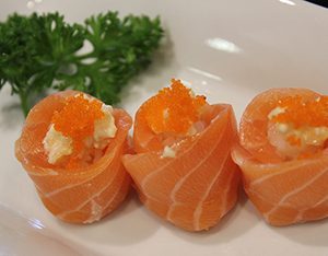 Salmon Rose sushi