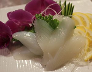 Cuttle Fish sashimi