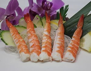 Shrimp sashimi