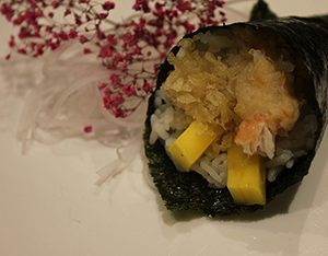 Mango&Shrimp Tempura Hand-Roll
