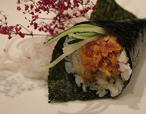 Crispy Spicy Red Tuna Hand-Roll